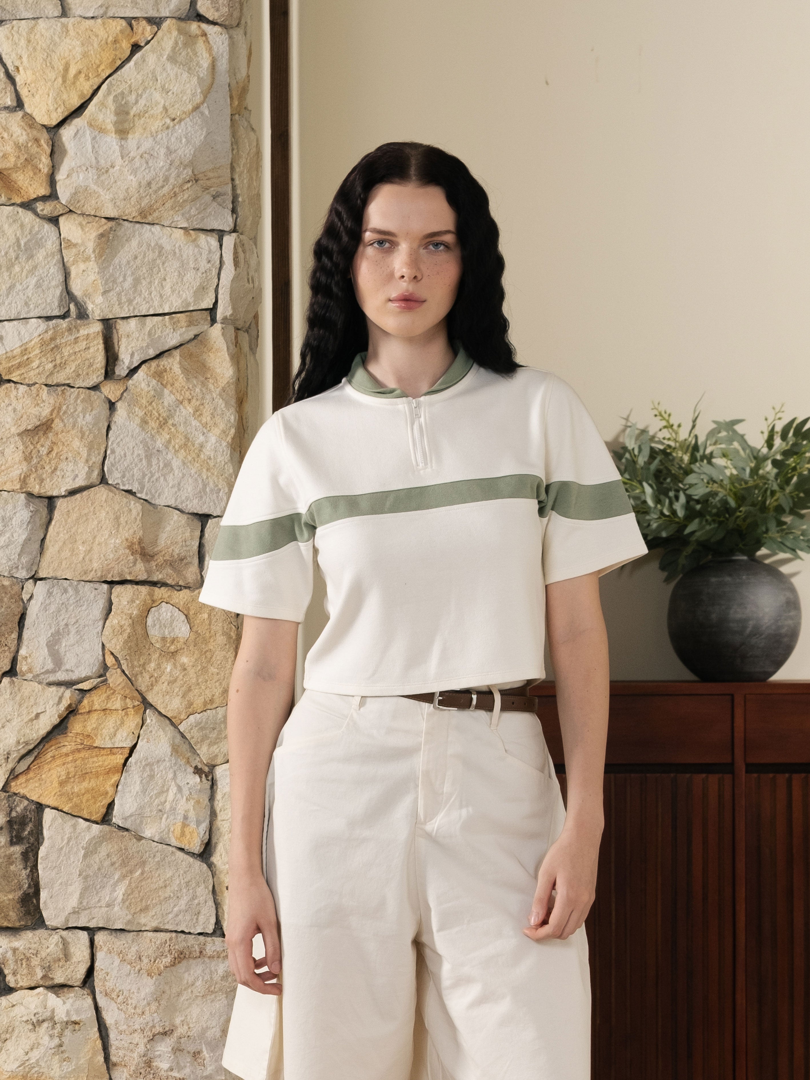Terre Crop Polo