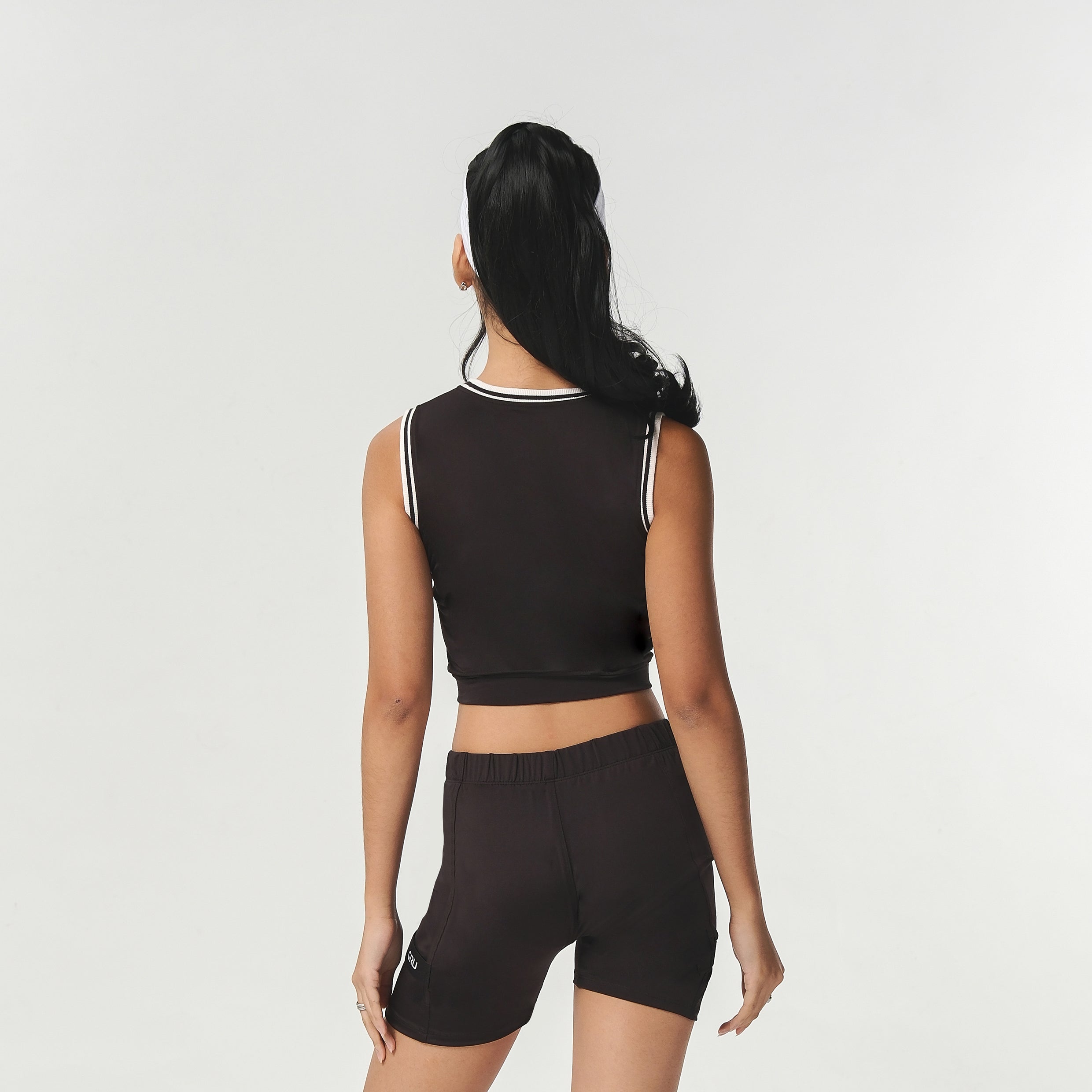 Elise Built-In Bra Biker Top