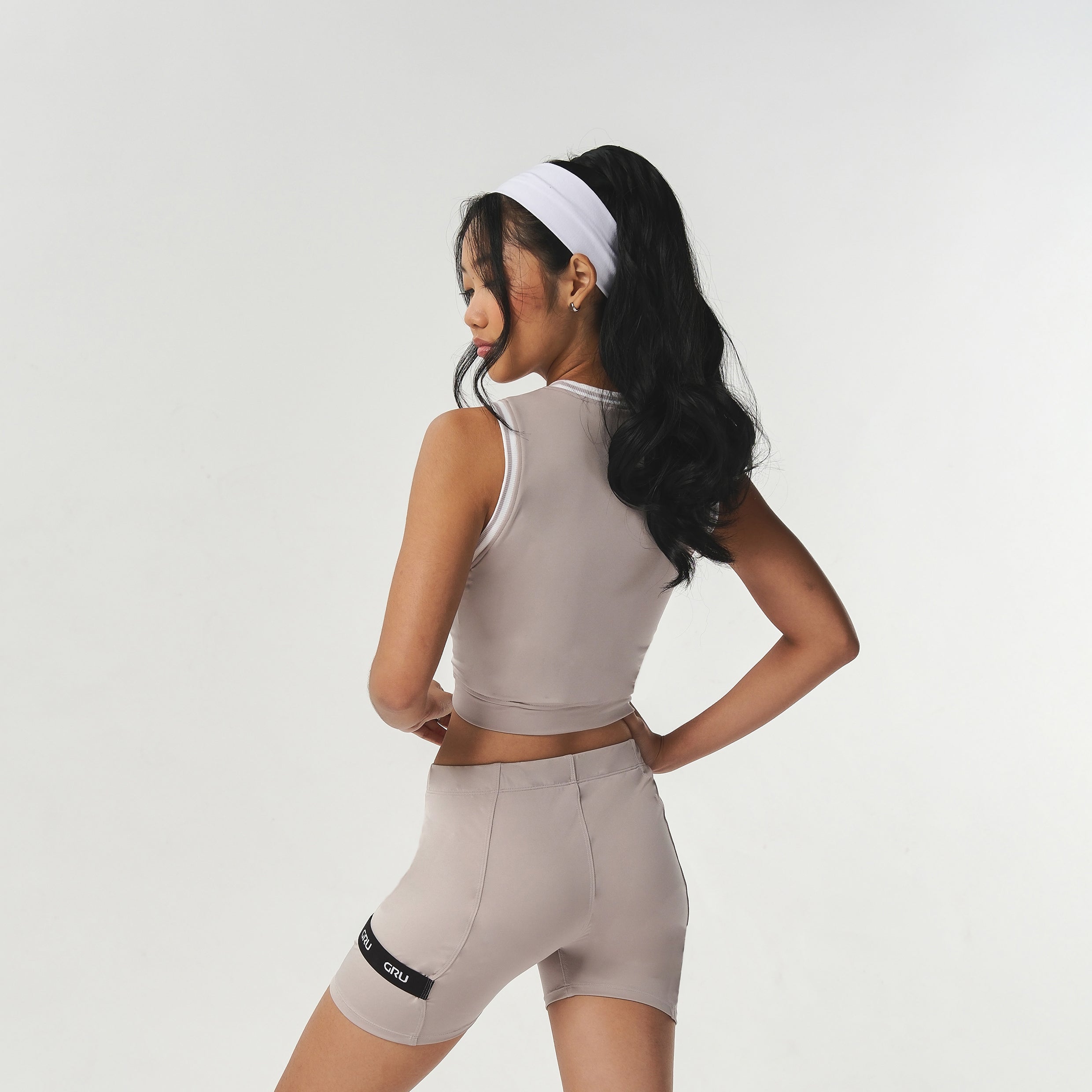 Elise Built-In Bra Biker Top