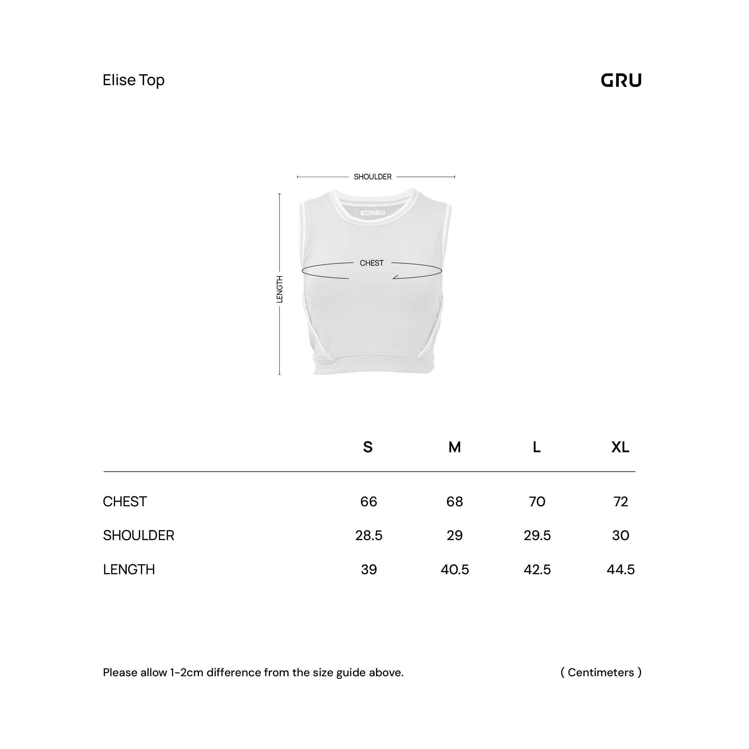 Elise Built-In Bra Biker Top